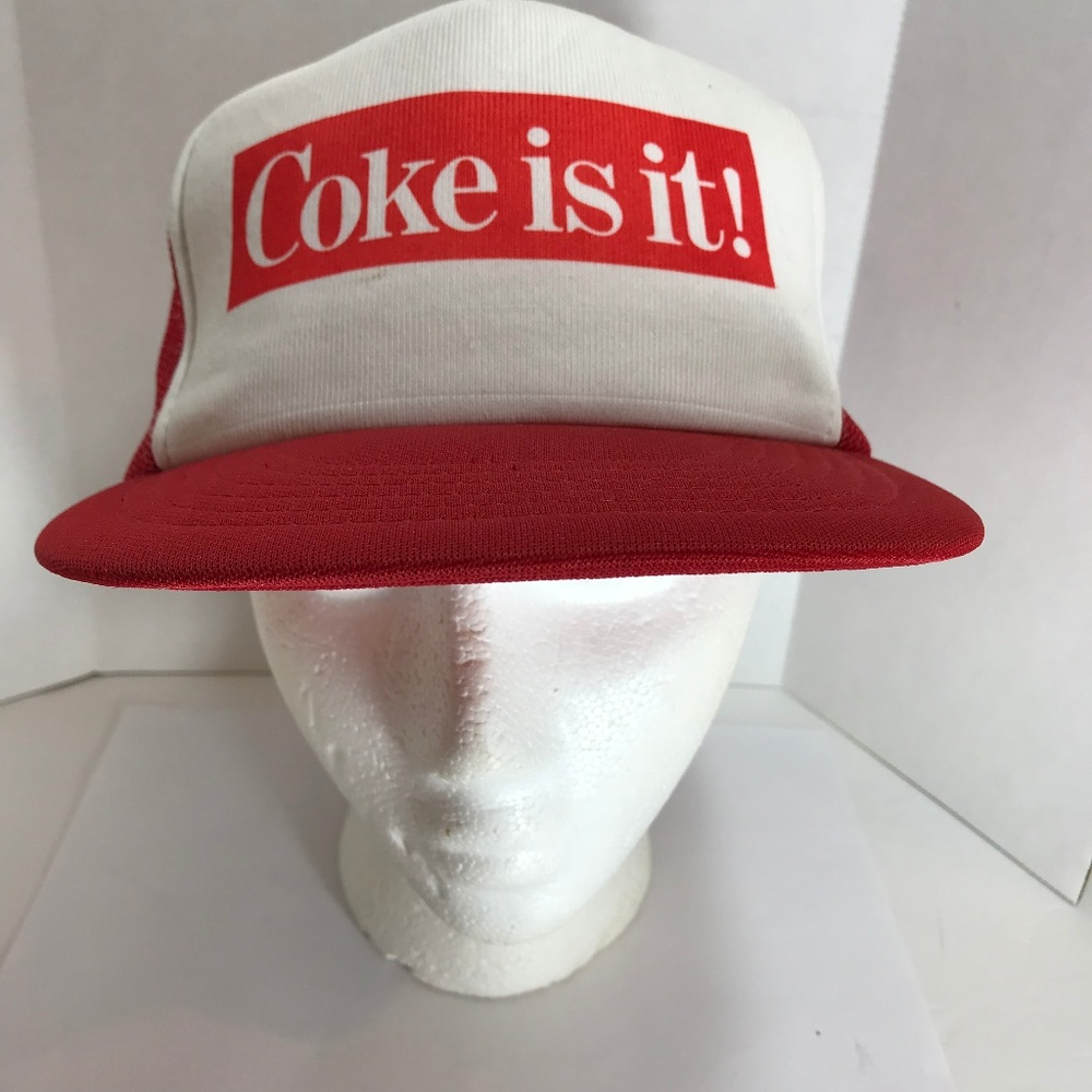 Vintage Coke is it Trucker Cap 70's 80's HTF